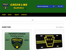 Tablet Screenshot of greenlineoutfitter.com